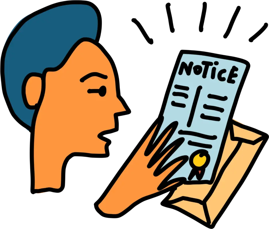 Illustration for Respond to an overpayment notice